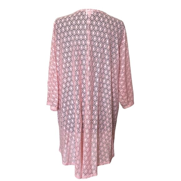 Women's Pink Kimono Open Jacket and Spaghetti Strap Camisole Size L/XL (READ) - Picture 9 of 16